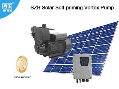 Bomba de vórtice autocebante solar CC sin escobillas, SZB