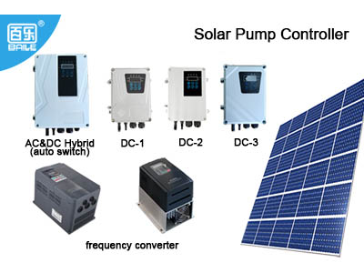 Regulador de carga solar; Controlador de bomba solar; Inversor solar